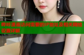 哔咔漫画访问需要的IP地址及相关网络设置详解