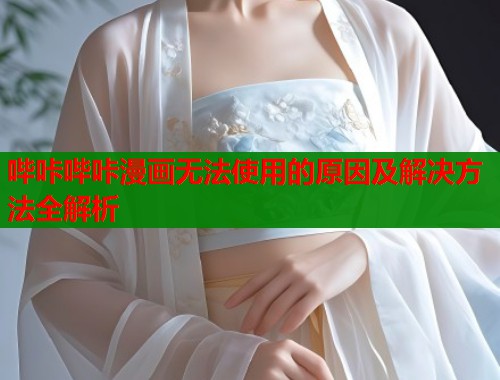 哔咔哔咔漫画无法使用的原因及解决方法全解析  第1张
